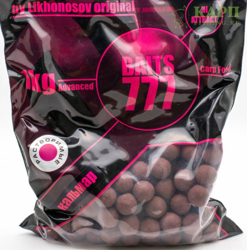 Бойлы Пылящие 777 Лихоносовы КАЛЬМАР 1Kg