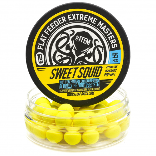 Плавающие бойлы FFEM Pop-Up Sweet Squid (сладкий кальмар)