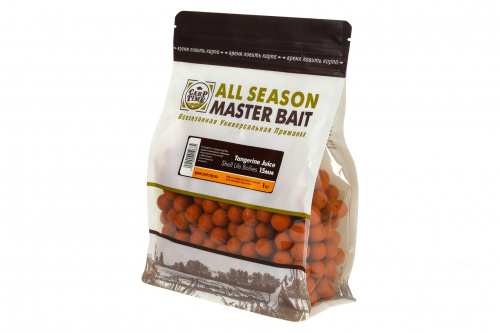 Бойлы тонущие насадочные CarpTime Master Bait Tangerine Juice (Мандариновый Сок) 1кг фото 2