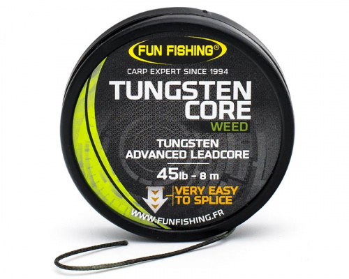 Ледкор FUN FISHING Tungsten Core Weed 45lb 8m