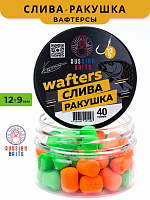 Вафтерсы Russian Baits Слива-Ракушка 12х9мм 30гр
