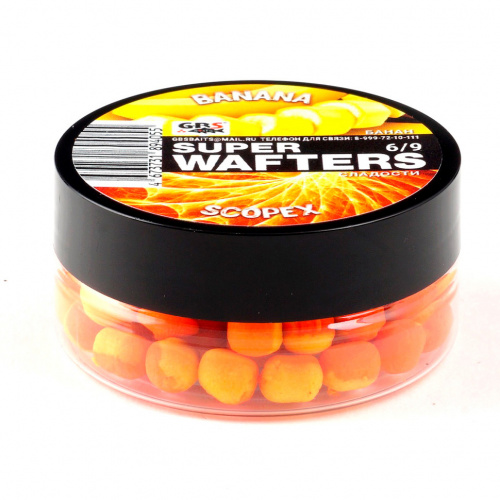 Вафтерсы GBS Banana Scopex (Банан-Скопекс) 6x9mm фото 4 Вафтерсы GBS Banana Scopex (Банан-Скопекс) 6x9mm фото 4