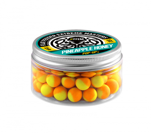Плавающие бойлы FFEM Pop-Up Pineapple Honey (ананас и мед) фото 2