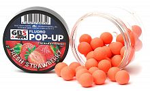 Плавающие бойлы GBS Baits Pop-up Fresh Strawberry (Клубника)