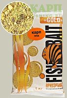 Прикормка FishBait Gold КАРП МЁД 1кг