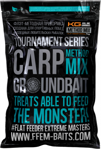 Прикормка флэт метод FFEM Method Mix Krill and Gammarus (криль и гаммарус) 1kg фото 6