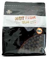 Бойлы Dynamite Baits Hot Fish & GLM (острая рыба и зеленогубая мидия) 1kg