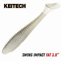 Приманка силиконовая KEITECH Swing Impact Fat 3.8" #440 Electric Shad