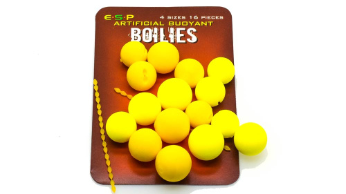Плавающие приманки ESP Boilies YELLOW/FLUO YELLOW