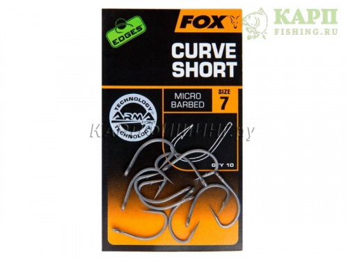 Крючки карповые FOX EDGES Curve SHORT