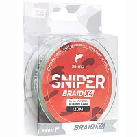 Шнур плетеный Salmo Sniper BRAID Army Green 91m.