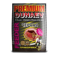 Прикормка Дунаев Premium Фидер Черная 1кг