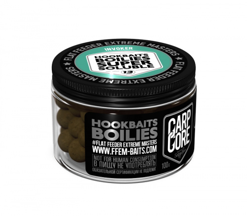 Насадочные пылящие бойлы FFEM Super Soluble HNV Boilies Invoker (мидия, кальмар и краб) 13mm