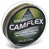 Лидкор GARDNER CamFlex Leadcore 45lb 20m Green