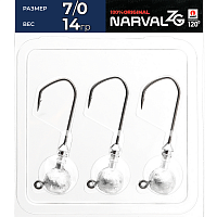 Джиг-головки Narval ZG 120 7/0 14gr (3шт.)