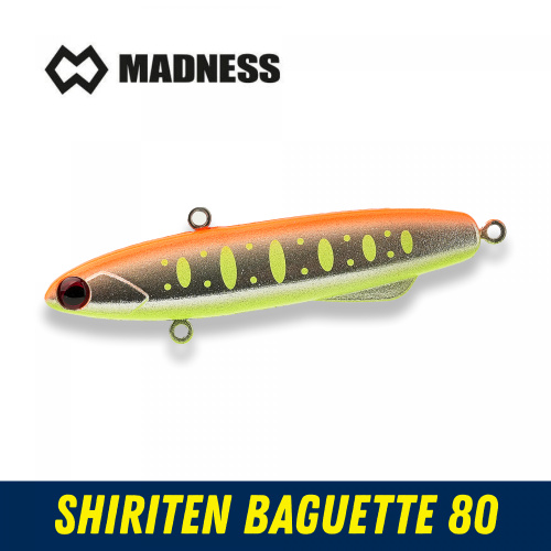Виб MADNESS Shiriten Baguette 80mm 28g #R09 Виб MADNESS Shiriten Baguette 80mm 28g #R09