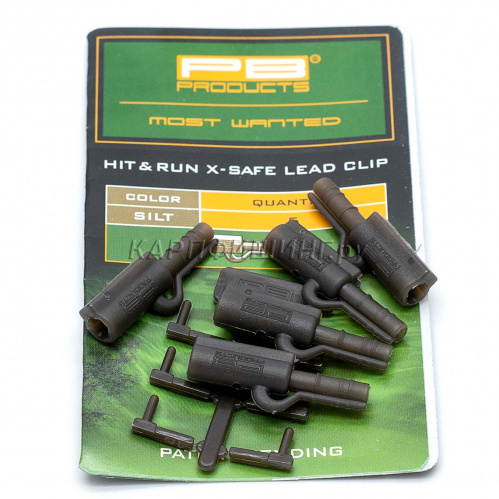 Безопасные клипсы PB Products Hit & Run X-Safe Leadclip Silt