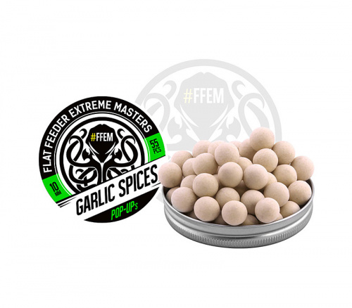 Плавающие бойлы FFEM Pop-Up Garlic Spices (чеснок и специи) фото 3