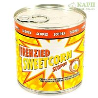 Консервированная кукуруза Dynamite Baits Frenzied Sweetcorn SCOPEX 340g - КАРАМЕЛЬ