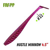 Приманка силиконовая Frapp Hustle Minnow 4.5" #22