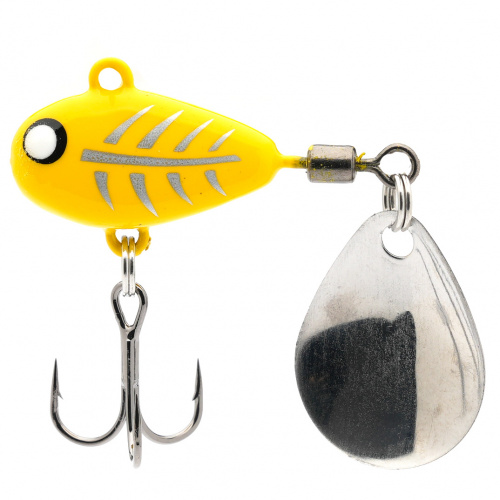 Тейл спиннер UF STUDIO HURRICANE 10g Yellow Ghost