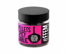 Насадочный пеллетс FFEM Coppens Hookbaits Pellets Spicy Garlic Halibut (палтус и чеснок)