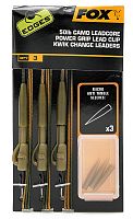 Карповая оснастка Безопасная клипса FOX EDGES™ Lead Clip Leadcore  Camo 50 Lb