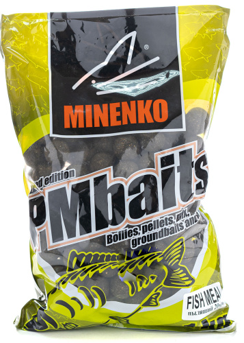Бойлы Пылящие MINENKO Fish Meal (Рыба) 1кг. Бойлы Пылящие MINENKO Fish Meal (Рыба) 1кг.