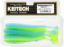Приманка силиконовая KEITECH Swing Impact 4.5" PAL#03 Ice Chartreuse