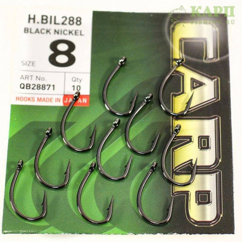 Крючки карповые HAYABUSA H.BIL288 Никель