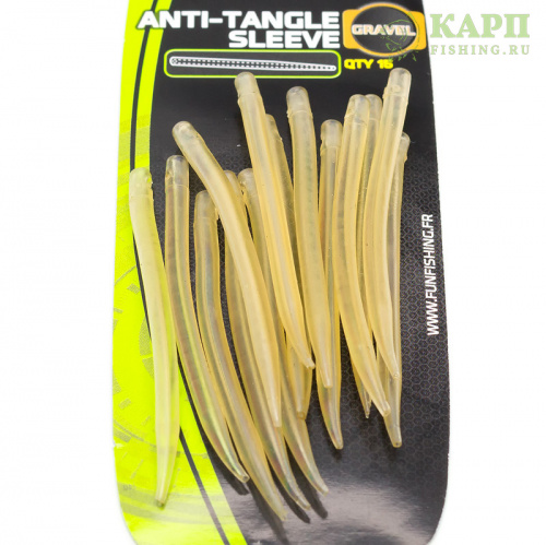 Отводчики для поводка FUN FISHING Anti Tangle Sleeves GRAVEL