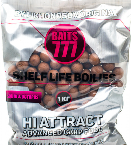 Бойлы 777 Лихоносовы SQUID & OCTOPUS | КАЛЬМАР и ОСЬМИНОГ 1Kg Бойлы 777 Лихоносовы SQUID & OCTOPUS | КАЛЬМАР и ОСЬМИНОГ 1Kg