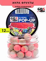 Плавающие бойлы GBS Baits Pop-up Икра-Фрукты 12мм