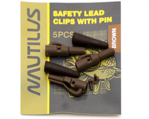 Безопасные клипсы с конусом и стопором Nautilus Safety Lead Clips