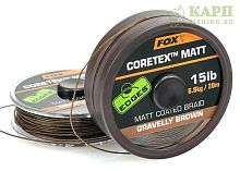 Поводковый материал в оплётке FOX Coretex Matt