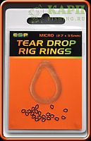Колечки для оснасток треугольные ESP Tear Drop Rig Rings