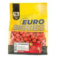 Бойлы GBS ЕВРО серия Strawberry Клубника 20мм 1кг