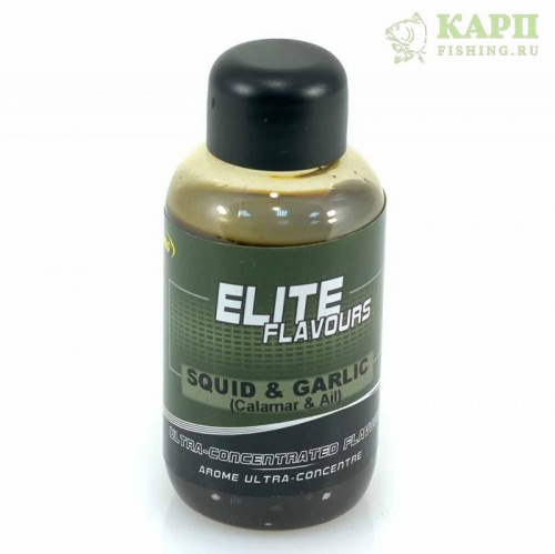Fun Fishing Elite Flavour 50ml SQUID & GARLIC - ароматизатор КАЛЬМАР и ЧЕСНОК