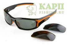 FOX XT4 Sunglasses Black Frame - Grey Lense - Очки поляризационные черная оправа серые линзы