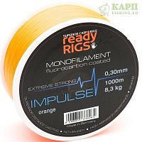 Леска карповая Ready Rigs IMPULSE Orange 1000m.