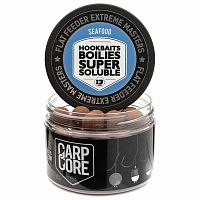 Насадочные пылящие бойлы FFEM Super Soluble HNV Boilies Seafood (лосось, кальмар и ананас) 13mm