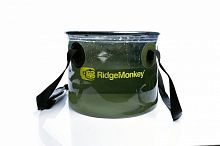 Ведро мягкое полупрозрачное Ridge Monkey Perspective Collapsible Bucket