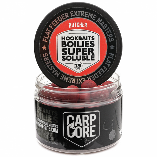 Насадочные пылящие бойлы FFEM Super Soluble HNV Boilies Butcher (кальмар, осьминог и клюква) 13mm