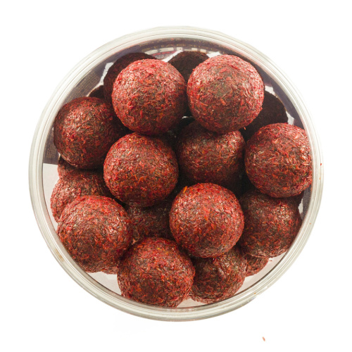 Бойлы GBS насадочные пылящие ЕЖИ Strawberry Клубника 24мм 300гр. фото 3