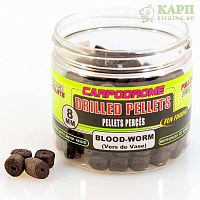 Пеллетс сверленый Fun Fishing Drilled Pellets BLOODWORM | МОТЫЛЬ 8mm 80gr