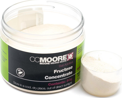 <strong>CCMoore Fructose Concentrate</strong> - очень мощная добавка – сильный фруктовый палатант, который был усовершенствован путем добавления проверенного подсластителя. Он придаст отличительный вкусовой оттенок, напоминающий малину, который эффективен при сочетании с молочными протеинами и птичьим кормом. CCMoore Fructose Concentrate | Концентрат ФРУКТОВЫЙ 50gr