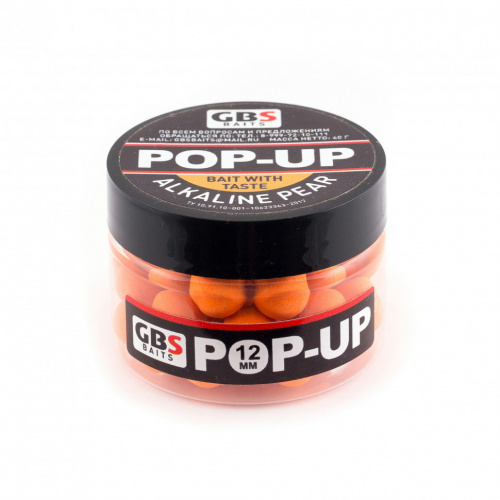 Плавающие бойлы GBS Baits Pop-up Alkaline Pear (Щелочная груша) фото 2