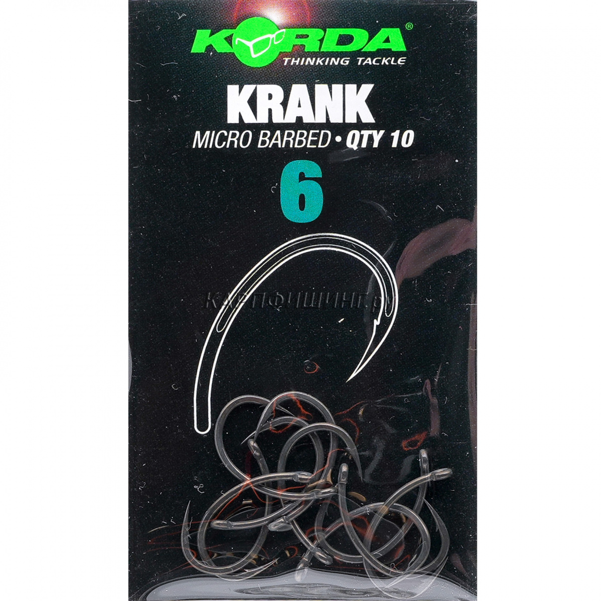 Крючки карповые KORDA Krank - от 728 руб