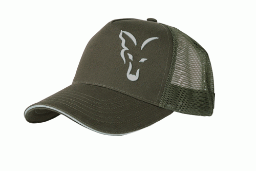 <strong>FOX Green & Silver Trucker Cap</strong> - Сетчатая Бейсболка, состоящая на 50% из хлопка, 50% полиэстера с серебристым логотипом ФОКС Бейсболка сетчатая FOX Green & Silver Trucker Cap