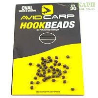Стопорки на крючок AVID CARP Oval Hook Beads